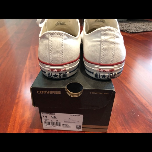 Converse Chuck Taylor Low White Size Mens Size 8.5 - Picture 4 of 6